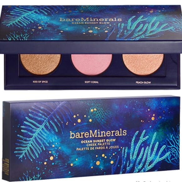 🆕Bare Minerals Ocean Sunset Glow Cheek Palette - Picture 2 of 14